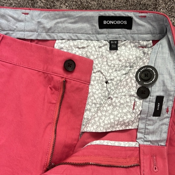 Bonobos Stretch Washed Chino 2.0 - Slate Rose - 33x32 - Picture 2 of 6